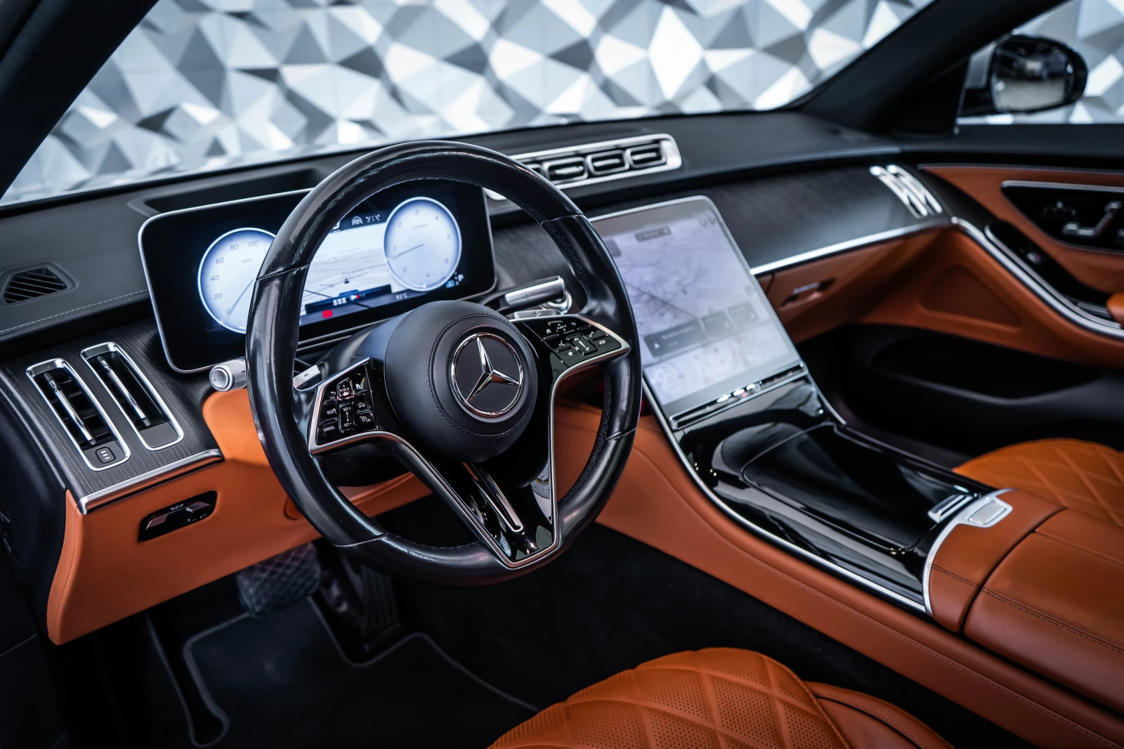 Mercedes-Benz S 400 d 4M * Pano* 360, снимка 8 - Автомобили и джипове - 54549622