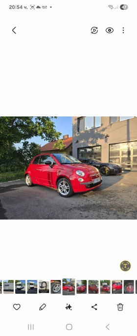 Обява за продажба на Fiat 500 КАБРИО ~12 900 лв. - изображение 2