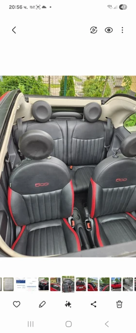Обява за продажба на Fiat 500 КАБРИО ~12 900 лв. - изображение 3