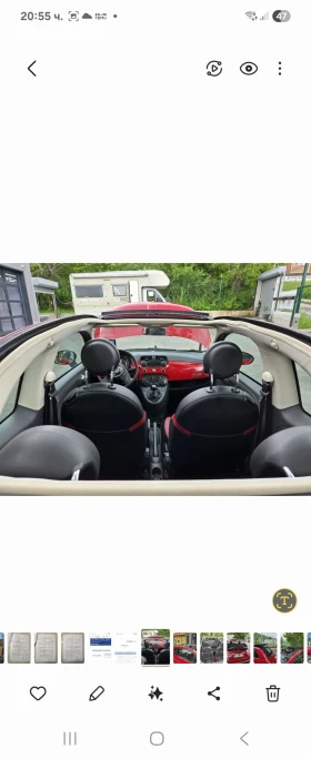 Обява за продажба на Fiat 500 КАБРИО ~12 900 лв. - изображение 4