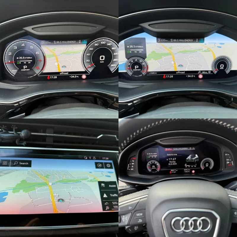 Audi Q7 OFFROAD пакет+ S-Line+ + Matrix+ Панорама+ Печка, снимка 14 - Автомобили и джипове - 50873444