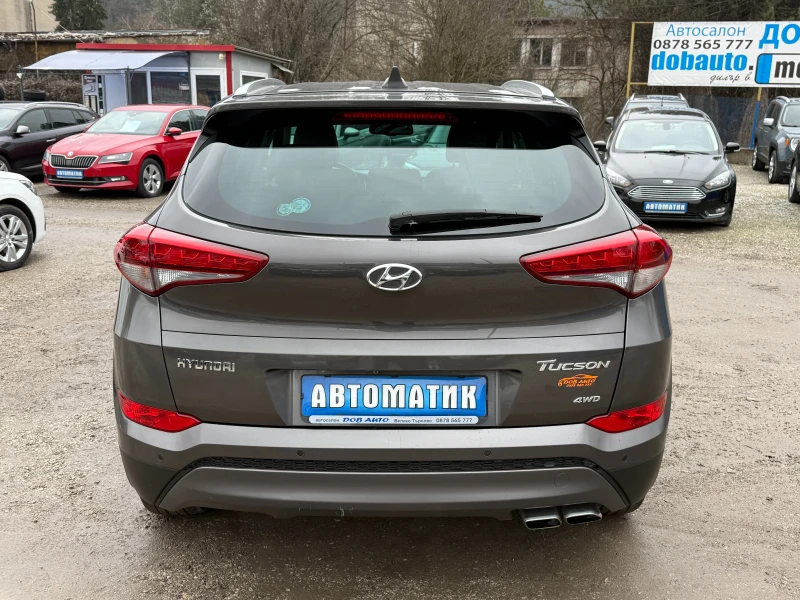 Hyundai Tucson 2.0CRDI-4X4-X Possible-автоматик-кожа-подгрев-нави, снимка 5 - Автомобили и джипове - 53390457