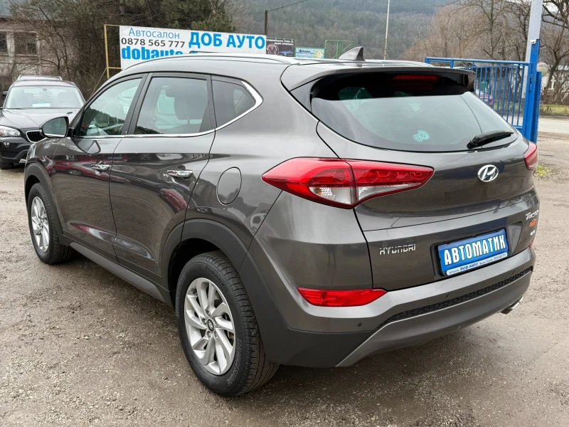 Hyundai Tucson 2.0CRDI-4X4-X Possible-автоматик-кожа-подгрев-нави, снимка 4 - Автомобили и джипове - 53390457
