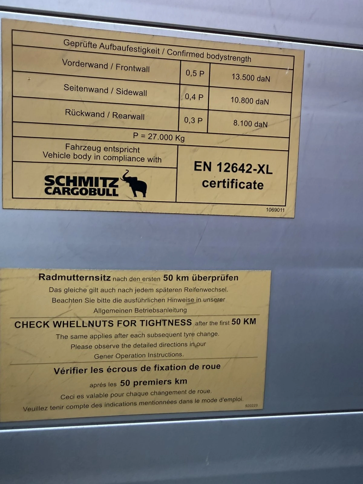 Полуремарке Schmitz SCB S3T, снимка 2 - Ремаркета - 55239593