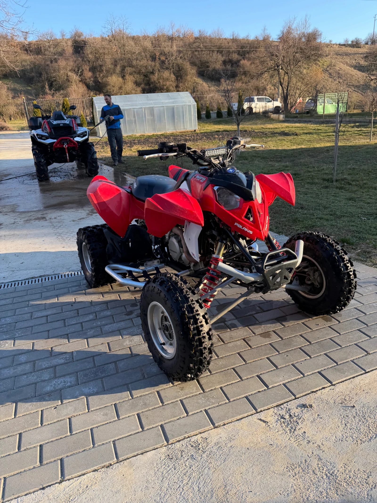 Polaris Outlaw 525 IRS КТМ Двигател - изображение 4