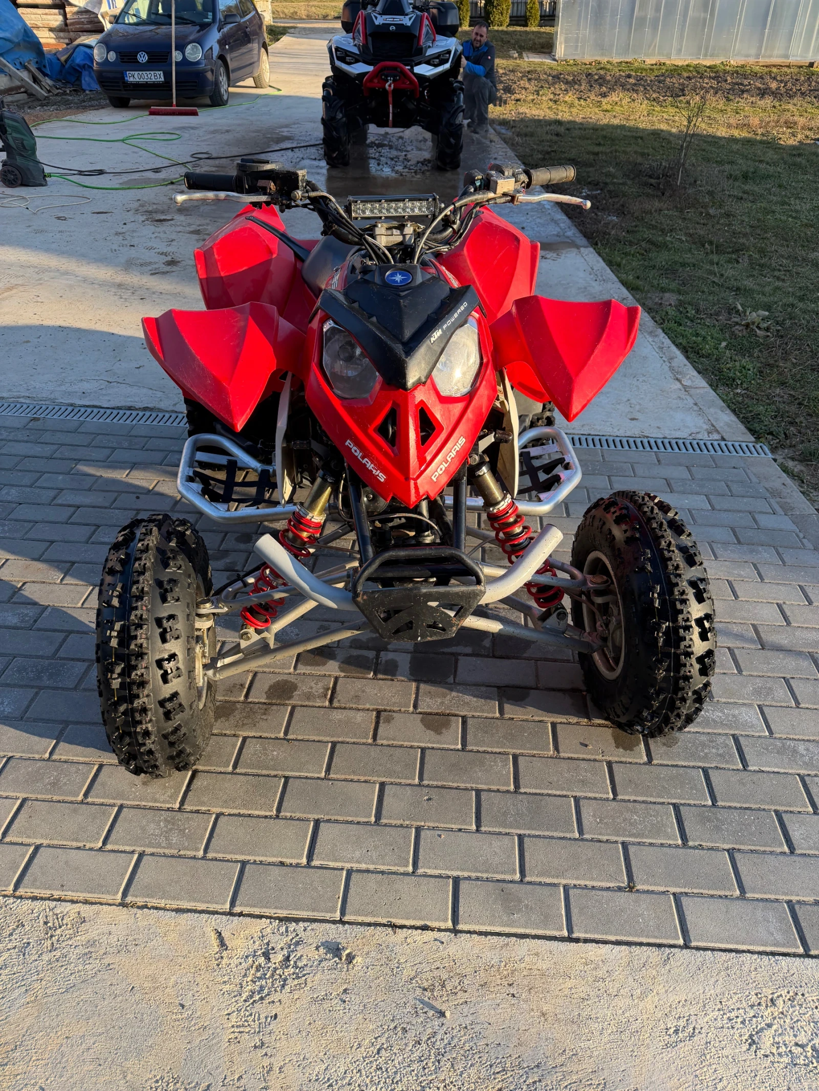 Polaris Outlaw 525 IRS КТМ Двигател - изображение 5