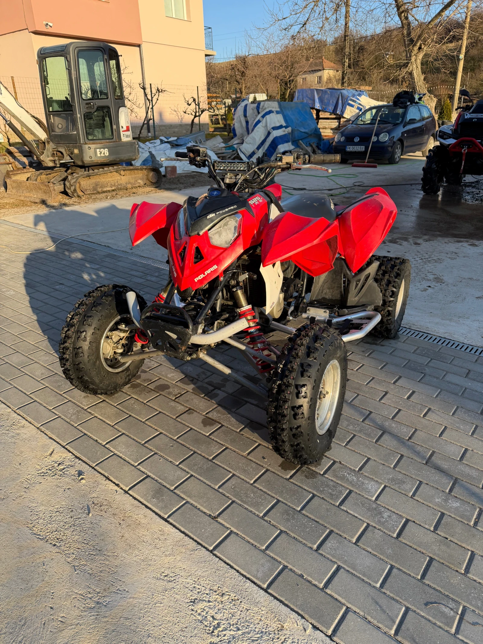 Polaris Outlaw 525 IRS КТМ Двигател - изображение 9