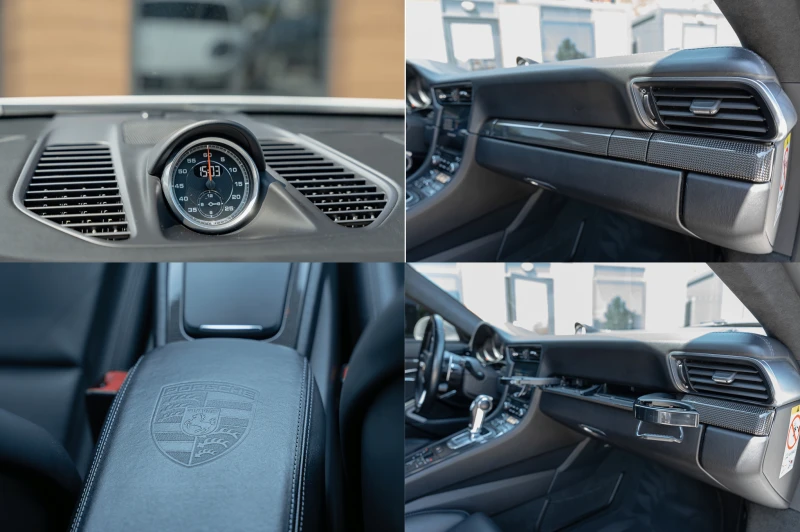 Porsche 911 991/TURBO-S/581HP/CERAMIC/PDK/BURM./ACC/CARBON/, снимка 16 - Автомобили и джипове - 51439394