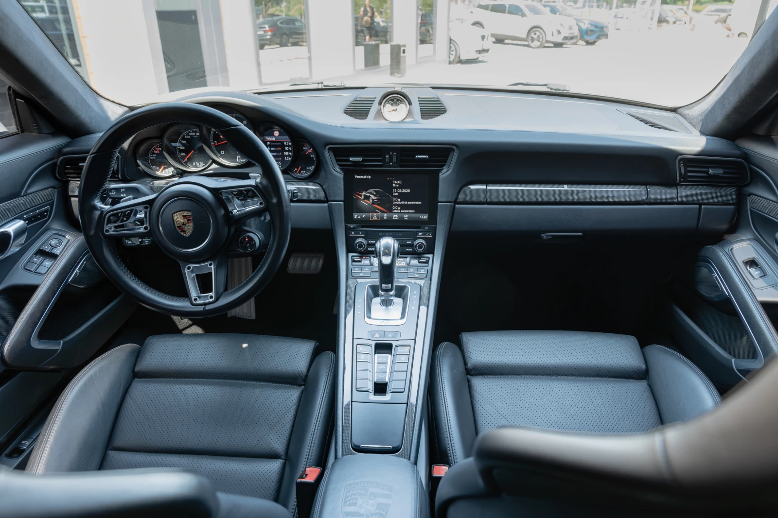 Porsche 911 991/TURBO-S/581HP/CERAMIC/PDK/BURM./ACC/CARBON/ | Mobile.bg   13