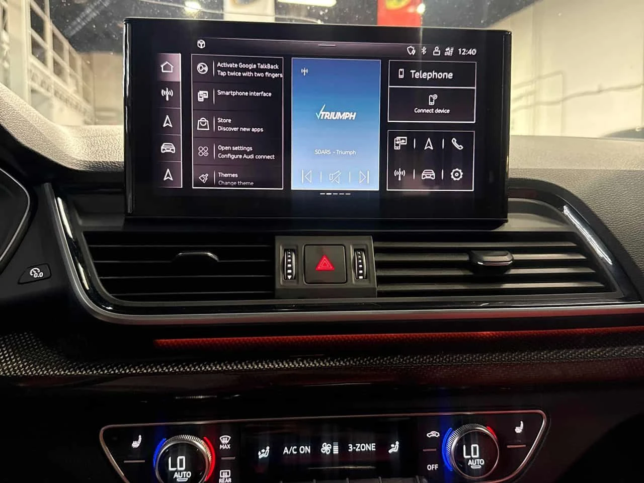 Audi SQ5 Progressiv | CARFAX | АВТОКРЕДИТ БЕЗ ПЪРВОНАЧАЛНА, снимка 12 - Автомобили и джипове - 55649210