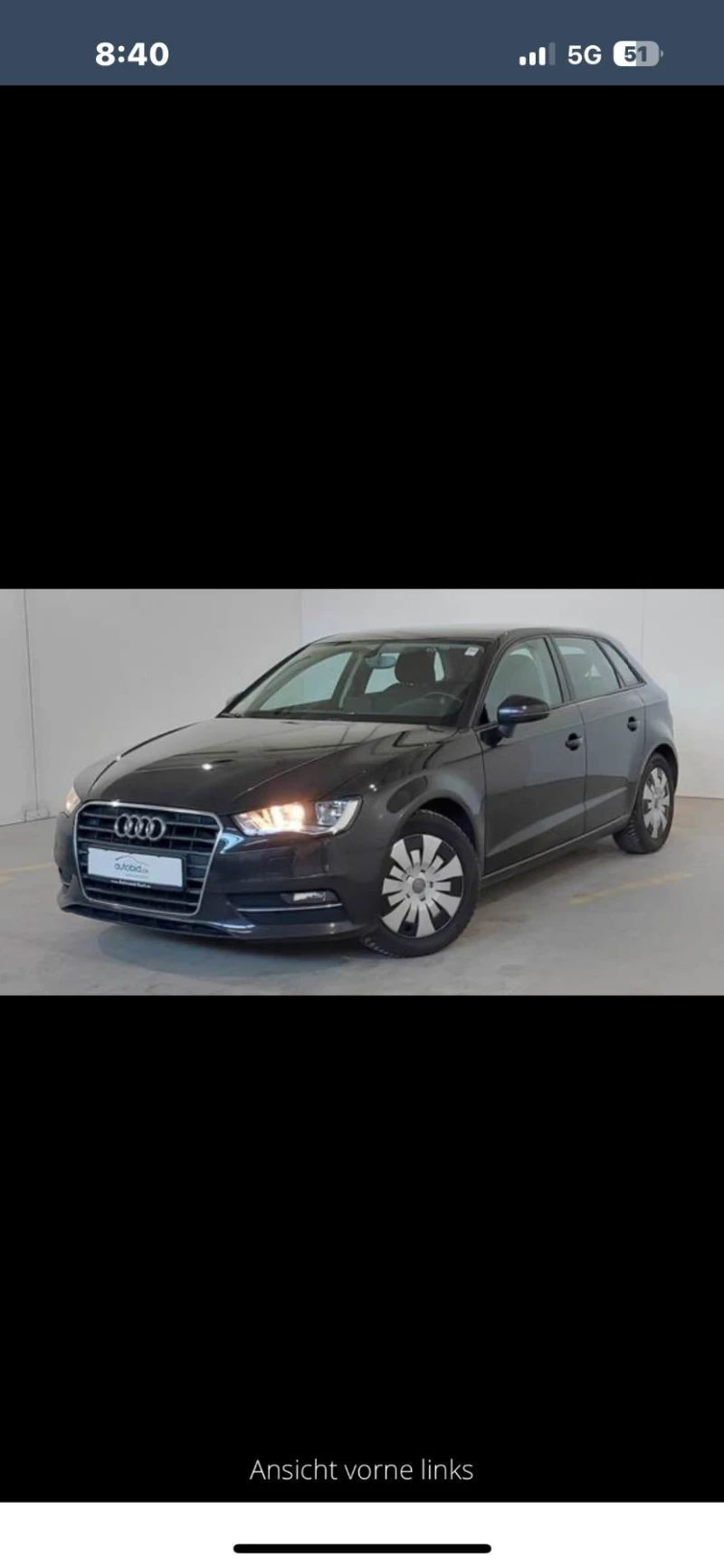 Audi A3 2.0 дизел, снимка 1 - Автомобили и джипове - 45990624