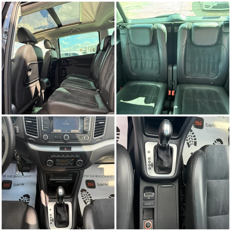 VW Sharan 2.0tdi 140k.c* DSG* Panorama* Highline* Navi* UNIK, снимка 10 - Автомобили и джипове - 51694577