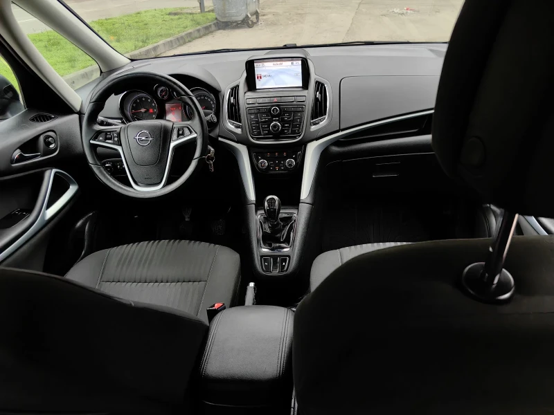 Opel Zafira 100км/7лв/7места/1.6i-metan , снимка 12 - Автомобили и джипове - 52750420