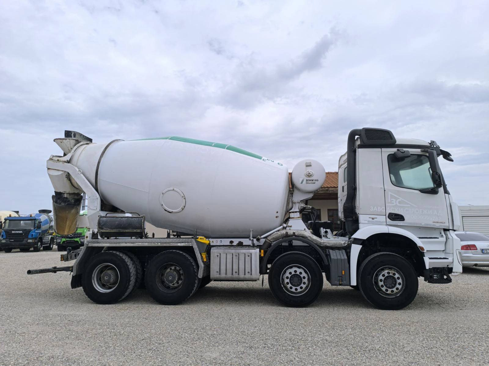 Бетон миксер Mercedes AROCS 3240 STETTER 9M3, снимка 8 - Индустриална техника - 55026702