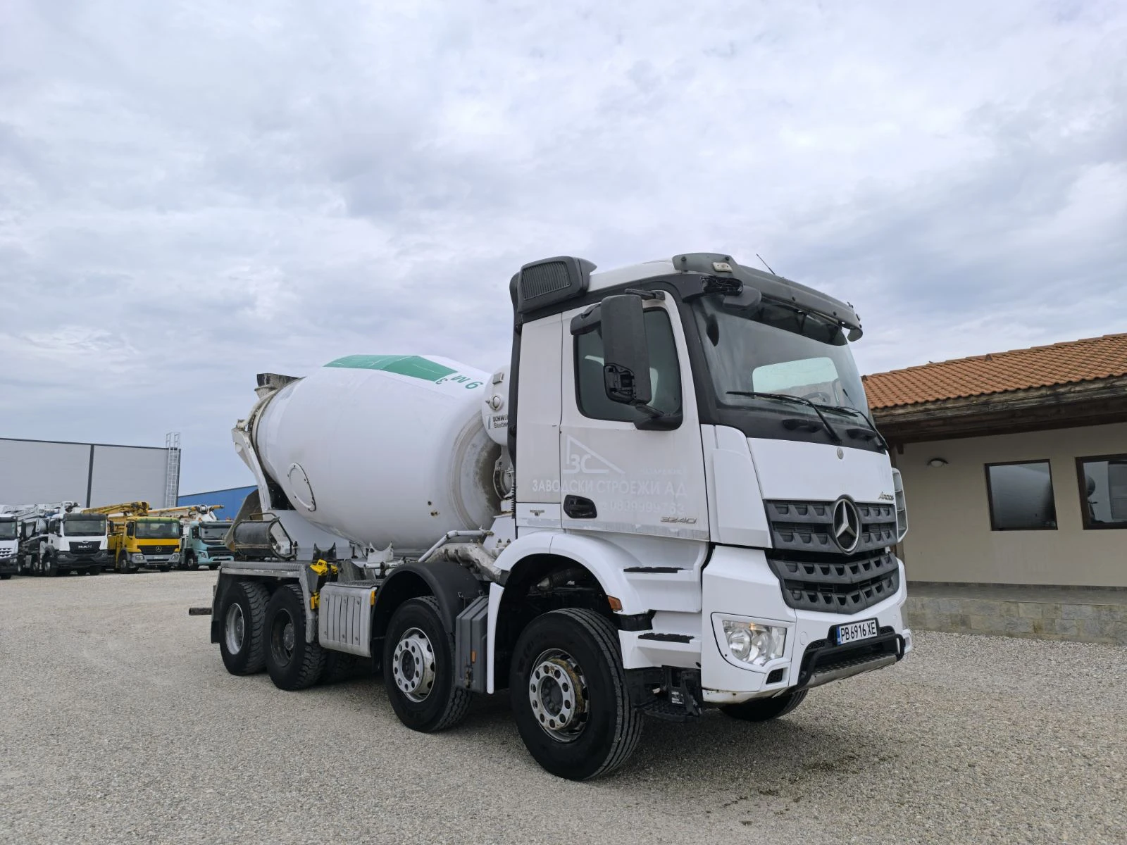 Бетон миксер Mercedes AROCS 3240 STETTER 9M3