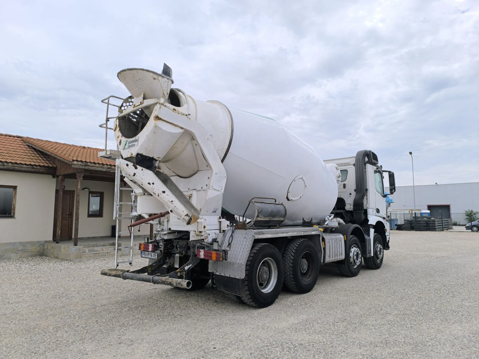 Бетон миксер Mercedes AROCS 3240 STETTER 9M3, снимка 7 - Индустриална техника - 55026702