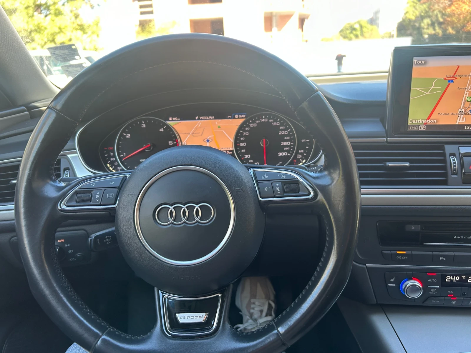 Audi A6 Allroad КАСКО* СЕРВИЗ ПОРШЕ * 274кс* MATRIX* S-line*  | Mobile.bg — изображение 12
