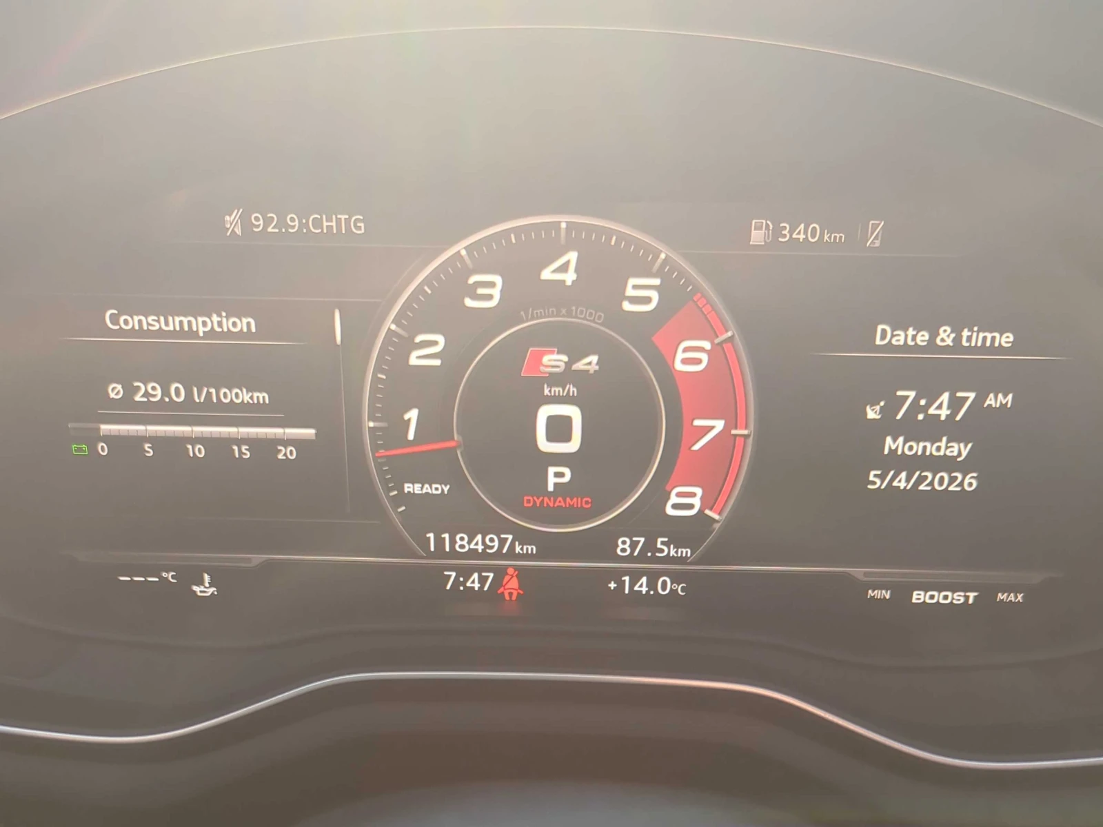 Audi S4 Technik/B&O/Distronic, снимка 12 - Автомобили и джипове - 54429861