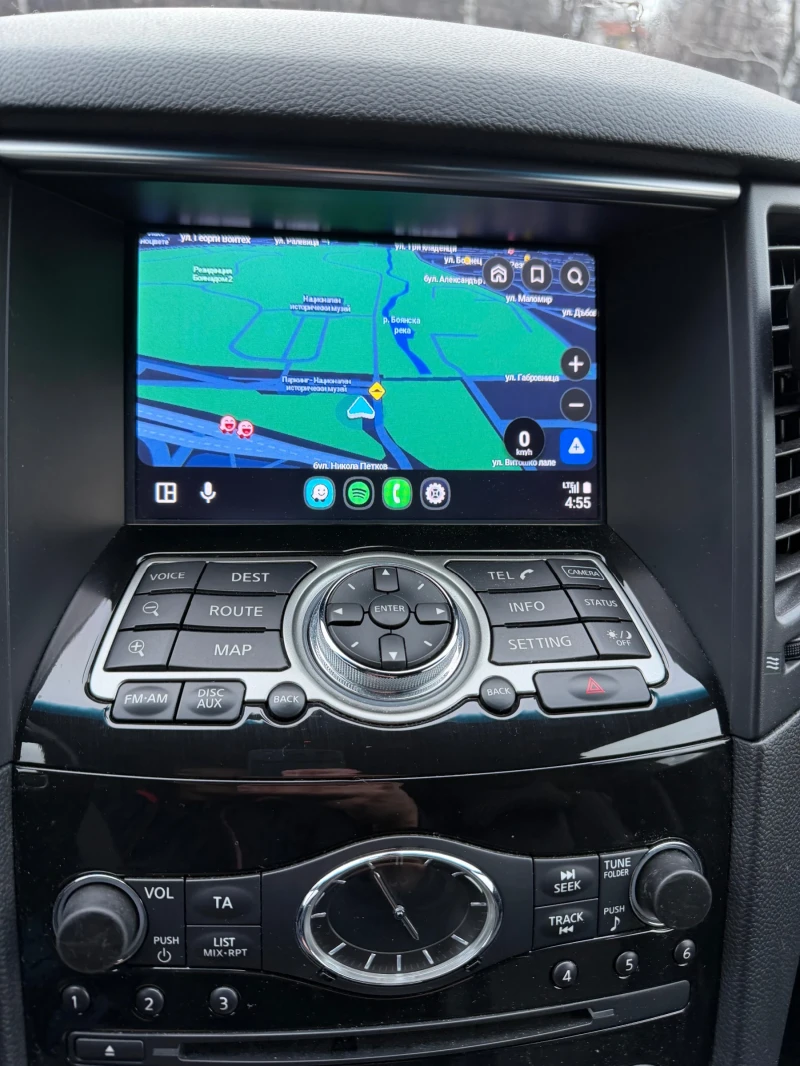 Infiniti QX70 - Carplay/Android - 2ри собственик / 8 бр. джанти, снимка 15 - Автомобили и джипове - 53225743