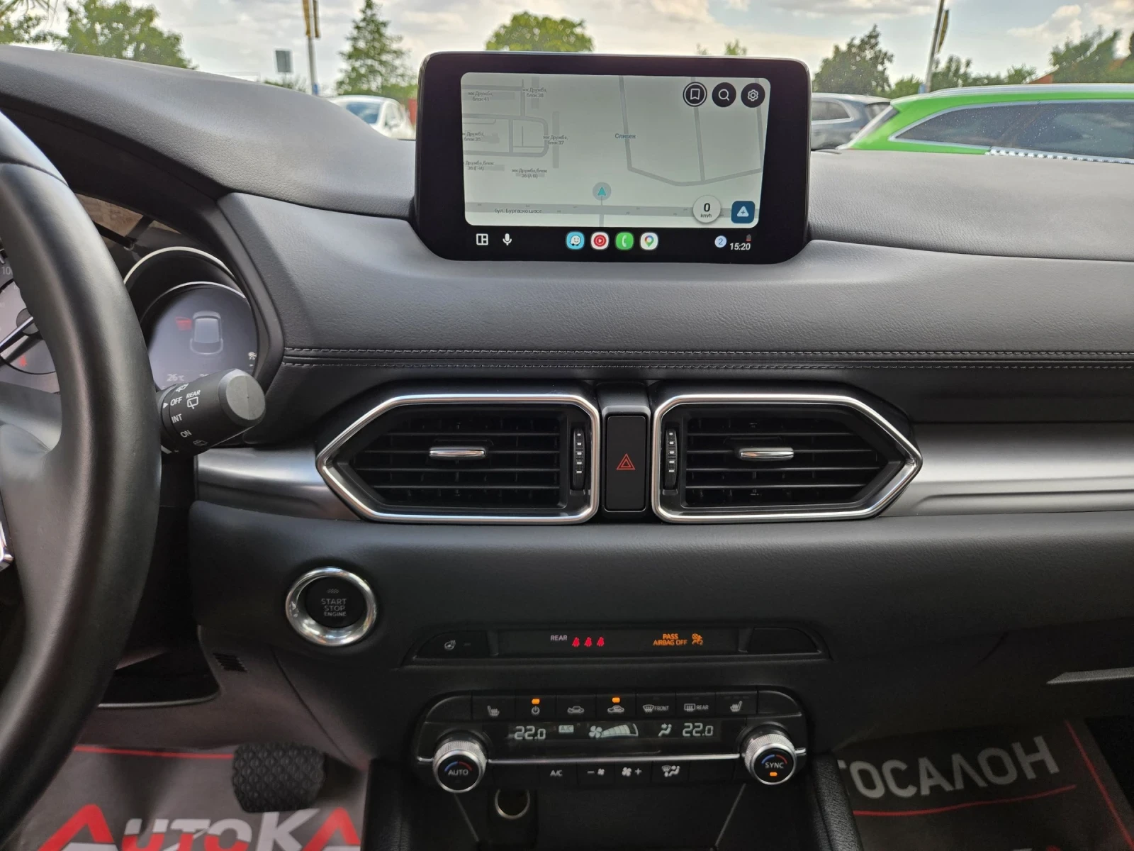 Mazda CX-5 2.5i-190кс= 28.000км= AWD= DISTRONIC= ШИБЕДАХ= ТОП, снимка 15 - Автомобили и джипове - 55233463
