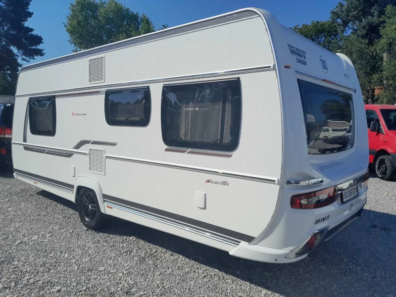 Каравана Fendt 515 Bianco Swiss Edition Климатик, Мувър, Тента, снимка 2 - Каравани и кемпери - 51042855