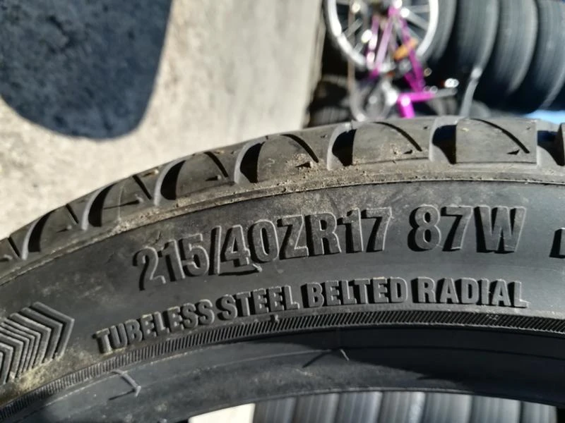 Гуми Летни 215/40R17, снимка 5 - Гуми и джанти - 28471290