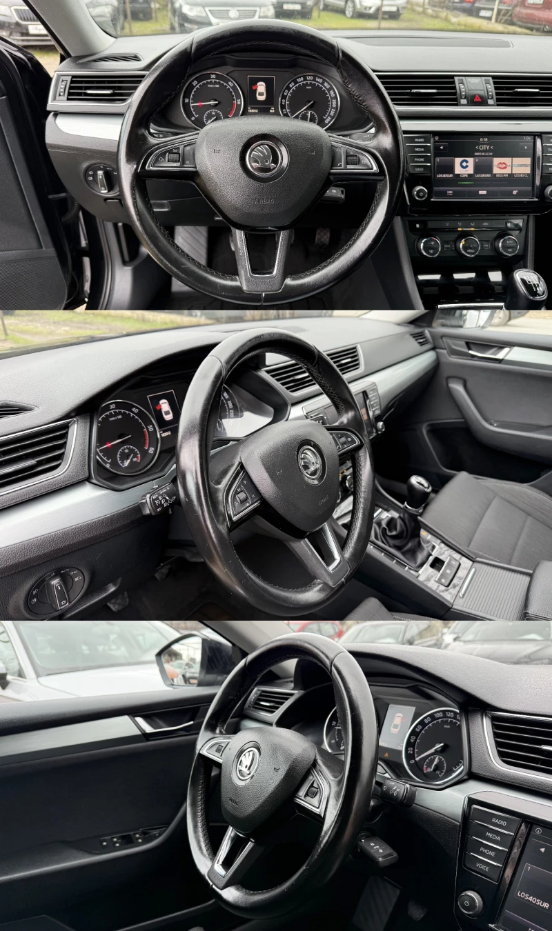 Skoda Superb 2.0TDI ДИСТРОНИК НАВИ БИ-КСЕНОН ЕВРО 6, снимка 14 - Автомобили и джипове - 53432641