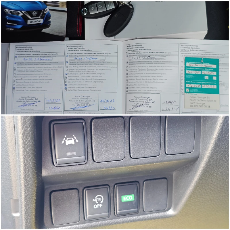 Nissan Qashqai 1.3 TEKNA/KEY LESS/ 360 KAMERA/PANORAMA, снимка 17 - Автомобили и джипове - 51452568