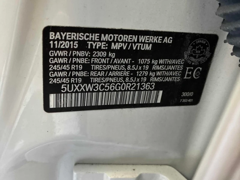 BMW X4 2016 XDRIVE28I * БЕЗ ПЪРВОНАЧАЛНА ВНОСКА * , снимка 15 - Автомобили и джипове - 53220174