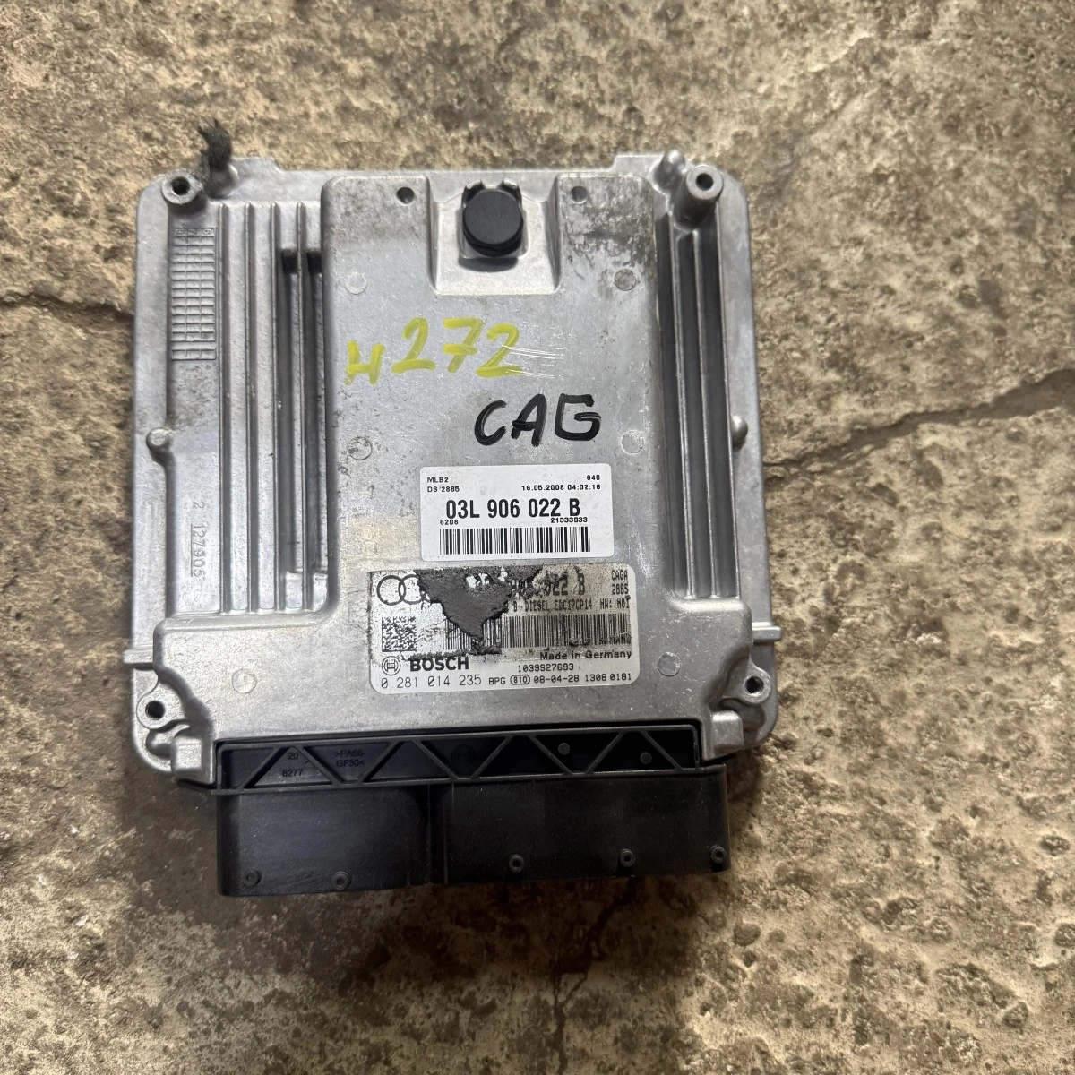 Компютър мотор двигател ECU AUDI A4 A6 A5 Q5 20tdi Cag 03L906022B ном 272