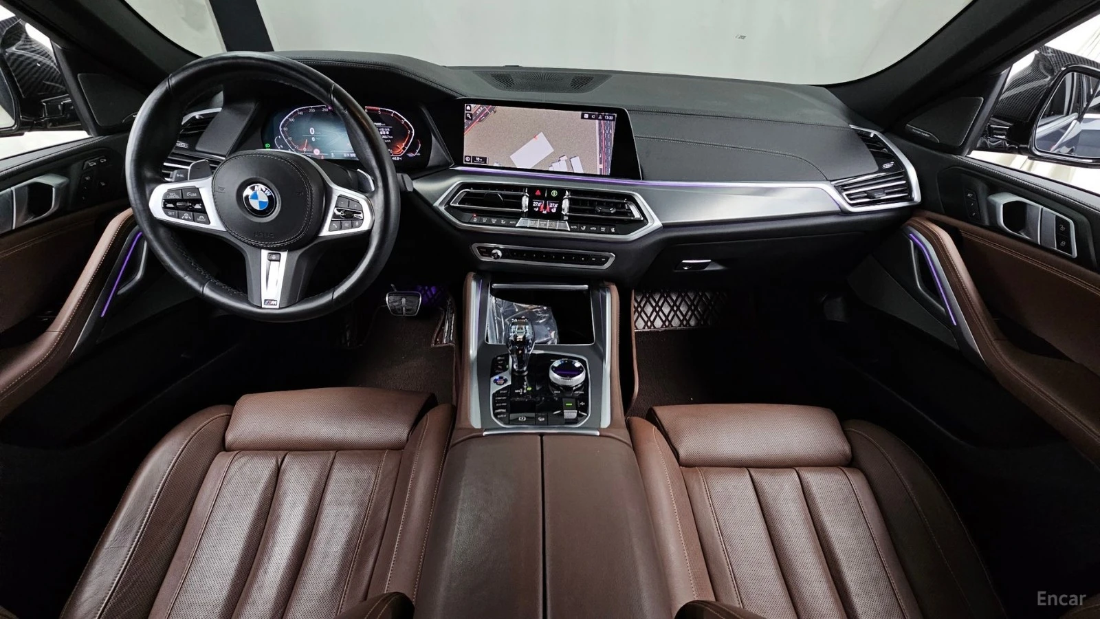 BMW X6 M* ОБДУХВАНЕ* ПОДГРЕВ* 360 КАМЕРА* HEADUP* PANO, снимка 7 - Автомобили и джипове - 55615465