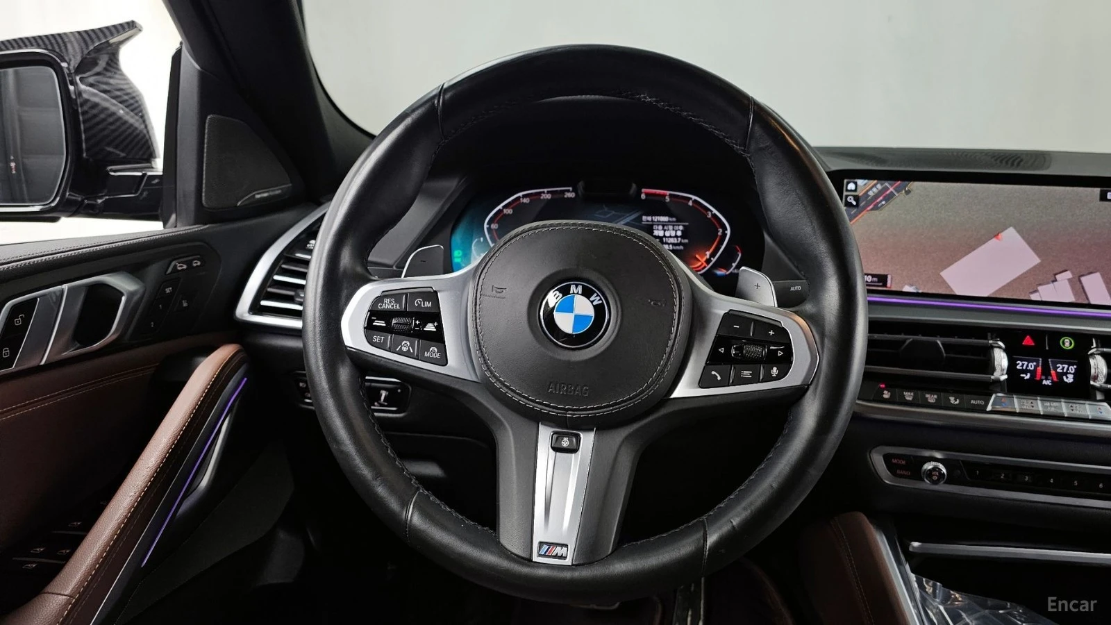 BMW X6 M* ОБДУХВАНЕ* ПОДГРЕВ* 360 КАМЕРА* HEADUP* PANO, снимка 13 - Автомобили и джипове - 55615465