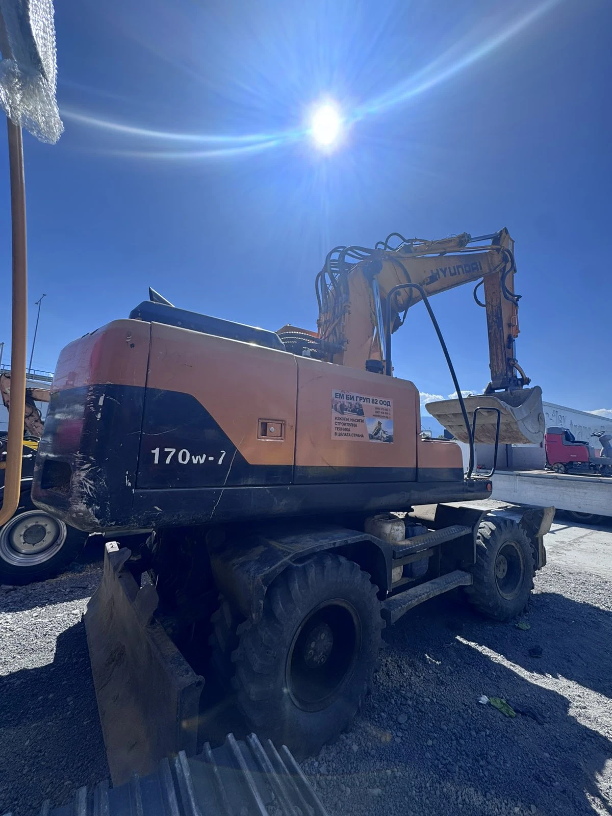 Багер Hyundai ROBEX170W-7, снимка 3 - Индустриална техника - 55726890