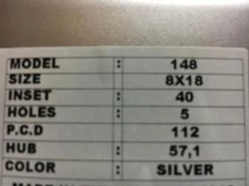 Джанти за VW, снимка 13