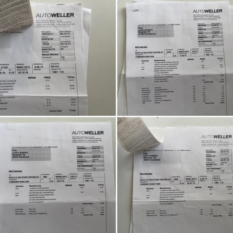 Toyota Rav4 2.0i* 4x4* СЕРВИЗНА КНИЖКА С ПЪЛНА ИСТОРИЯ В ТОЙОТ, снимка 17 - Автомобили и джипове - 53273824