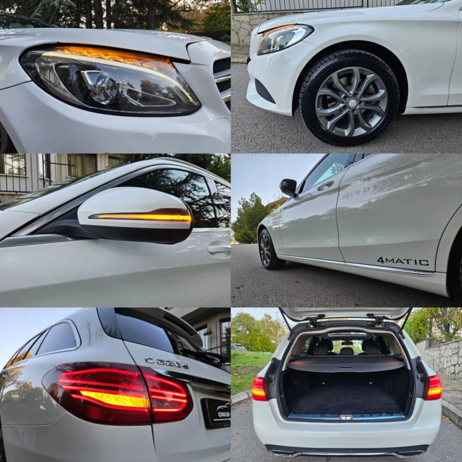 Mercedes-Benz C 220 D 4-MATIC /AIRMATIC/PANORAMA/FULL LED/7G+ /F1  | Mobile.bg � ����������� 16
