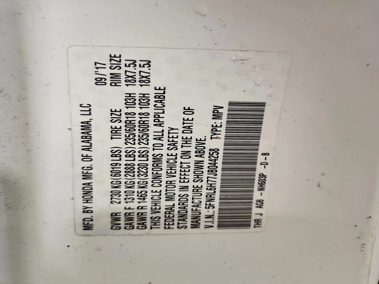 Honda Odyssey 3.5l Exl, снимка 12 - Автомобили и джипове - 54175484