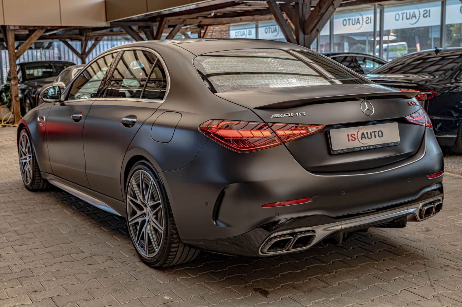 Mercedes-Benz C 63 AMG S E-Perf/Камера 360/Burmester/HuD/Керамика/4Matic+, снимка 5 - Автомобили и джипове - 56133968