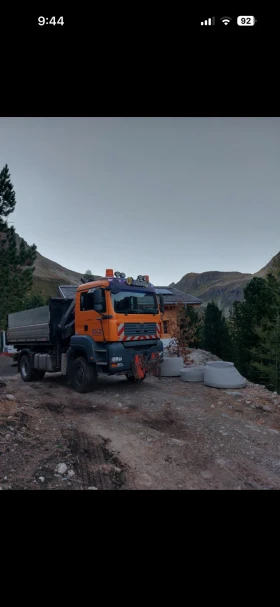 Man Tga 18.360* 4x4* Hiab* Тристранен самосвал - изображение 1