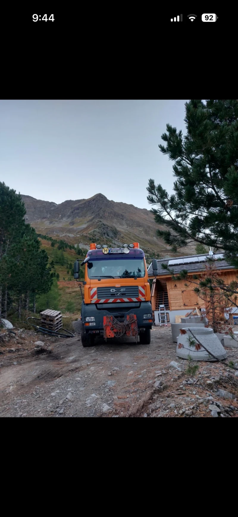 Man Tga 18.360* 4x4* Hiab* Тристранен самосвал, снимка 2 - Камиони - 53092713