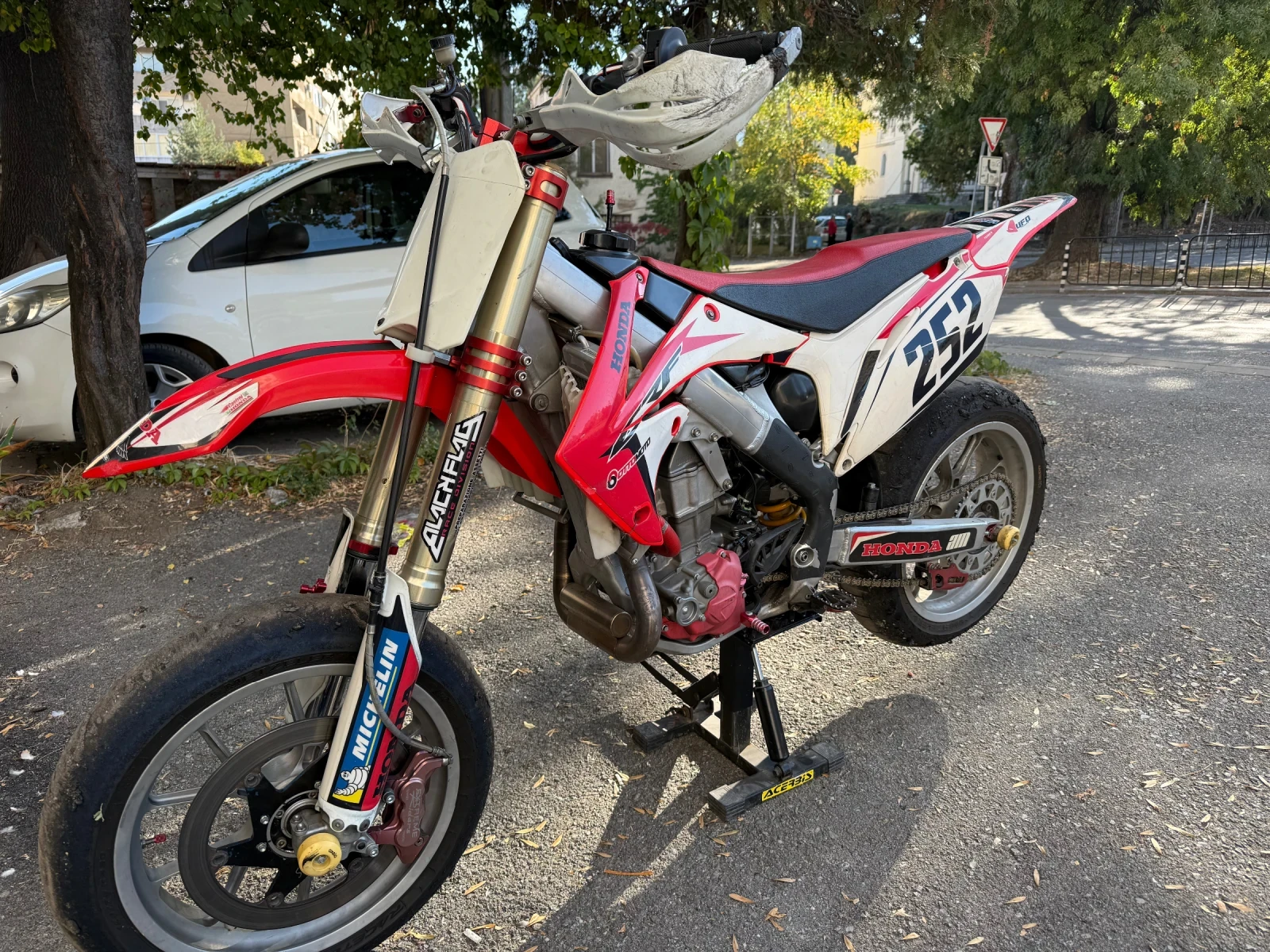 Honda Crf 450 SUPERMOTO, снимка 6 - Мотоциклети и мототехника - 56369638