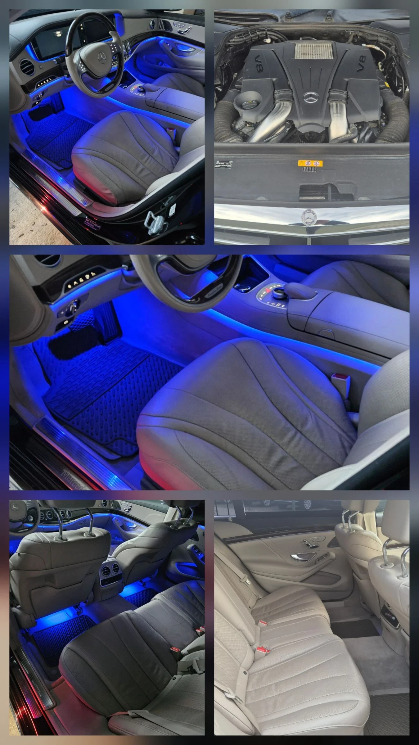 Mercedes-Benz S 500 S500 Long 4matic AMG 360* Night Vision | Mobile.bg   15