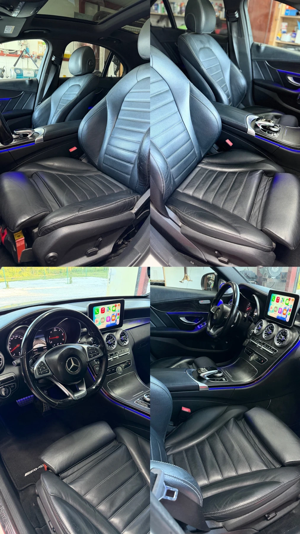 Mercedes-Benz C 220 CDI / AMG PACKET / PANORAMA, снимка 11 - Автомобили и джипове - 54608691