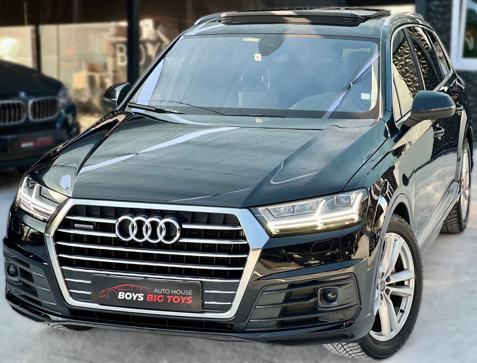 Audi Q7 3.0TDI* 7-Места* S-line* Панорама* Matrix* F1* УНИ - изображение 2