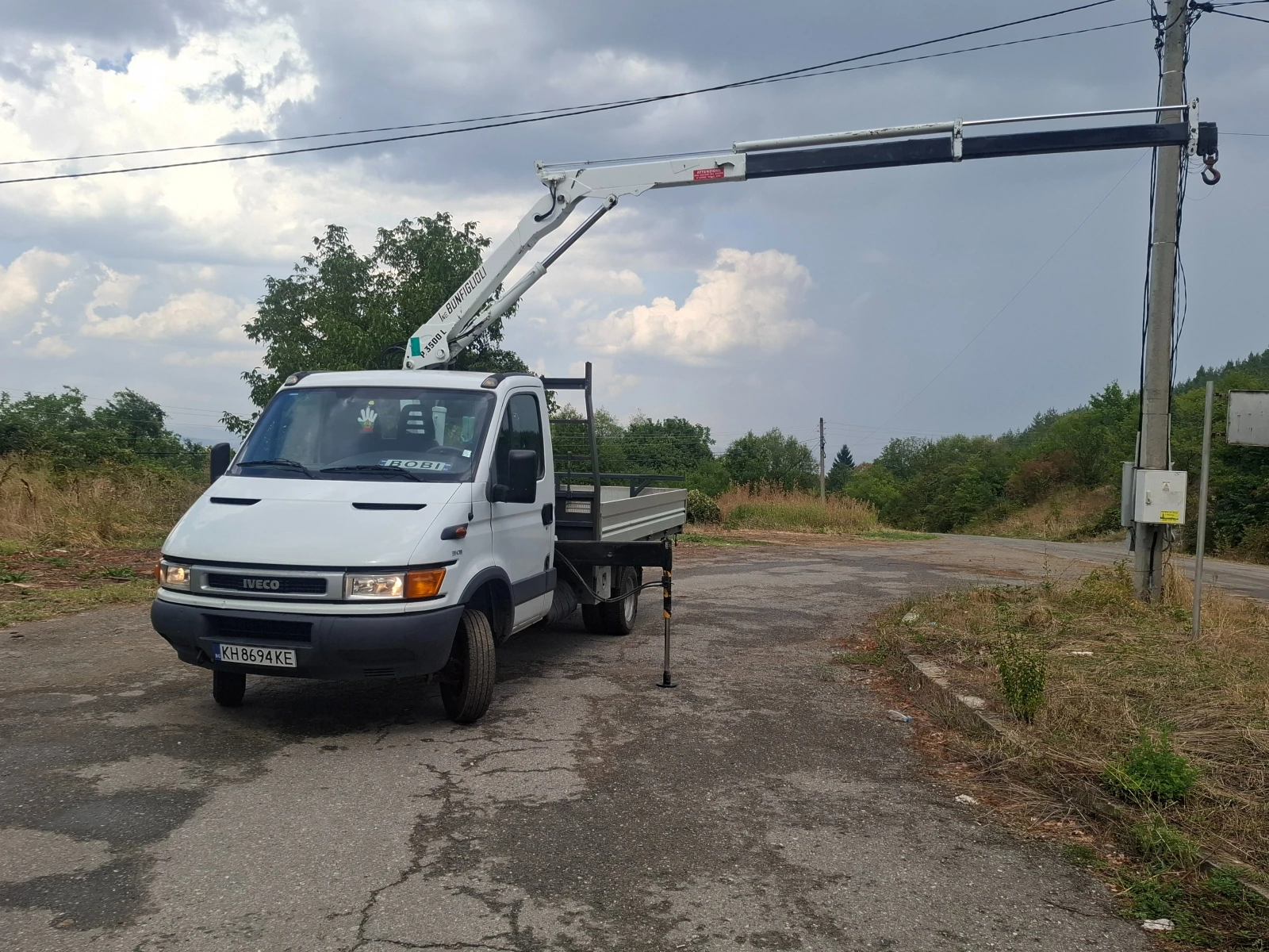 Iveco 35c13 КРАН