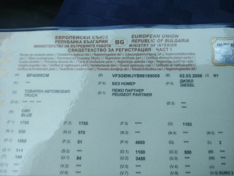 Peugeot Partner, снимка 10 - Автомобили и джипове - 51909496