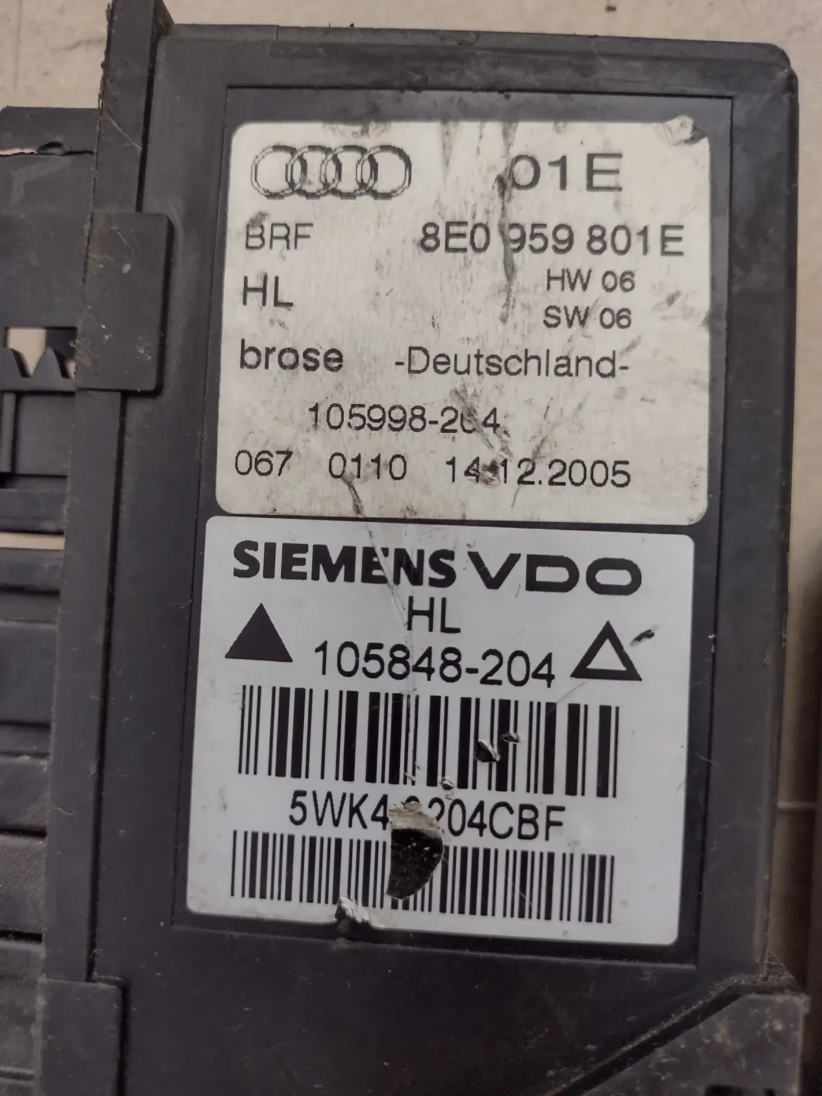8E0959801E �������  �������������� �� ����� ���� �����  AUDI A4 B7   5WK49204CBF  0130821767 | Mobile.bg � ����������� 2
