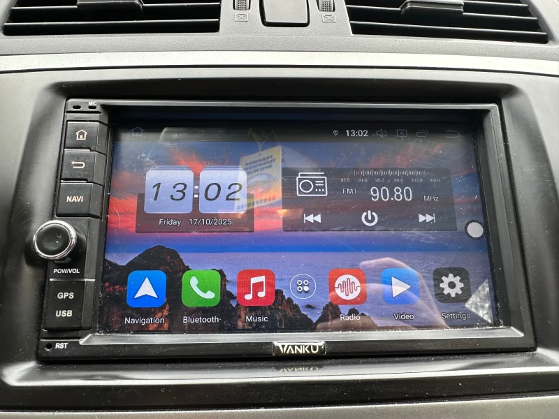 Mazda 6 2.0#РЕАЛНИ КМ#КЛИМАТРОНИК#АНДРОИД#ПЕЧКА#МЕТАЛИК, снимка 15 - Автомобили и джипове - 52087762