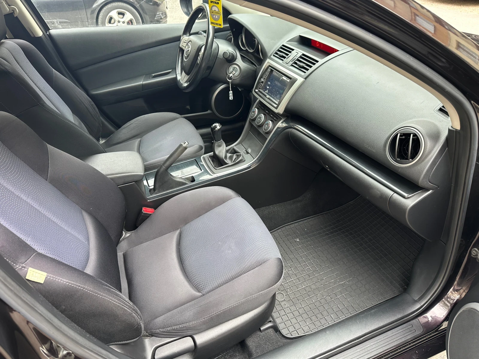 Mazda 6 2.0#РЕАЛНИ КМ#КЛИМАТРОНИК#АНДРОИД#ПЕЧКА#МЕТАЛИК - изображение 10