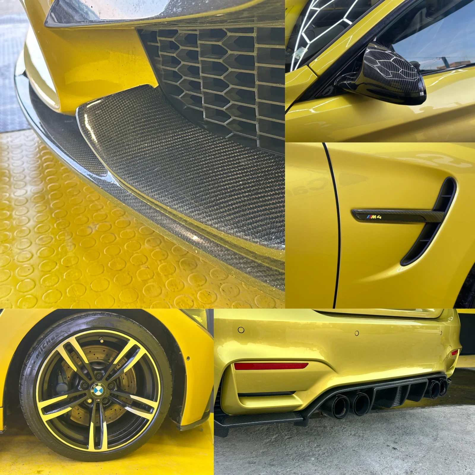 BMW M4 Convertible/Carbon Package/MHD550+ , снимка 9 - Автомобили и джипове - 54230530